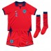 Tanie Strój piłkarski Anglia Kyle Walker #2 Koszulka Wyjazdowej dla dziecięce MŚ 2022 Krótkie Rękawy (+ szorty)